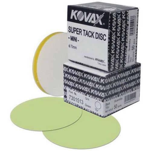 KOVAX® Super Buflex® 730-1513 Abrasive Disc, 3 in, 2000 Grit, Super-Tack Attachment, Green