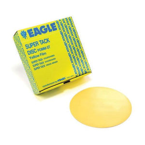 KOVAX® 778-0800 Sanding Disc, 6 in Dia, 800 Grit, Aluminum Oxide Abrasive, Yellow, Dry, Super-Tack Attachment