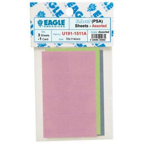 KOVAX® Tolecut® U191-1511A Assorted Stickon Sanding Sheet, 70 mm W x 114 mm L, Silicon Carbide