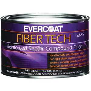 EVERCOAT® FIBER TECH® 100635 Reinforced Repair Compound Filler, 0.5 gal Pouch, Magenta, Heavy Paste