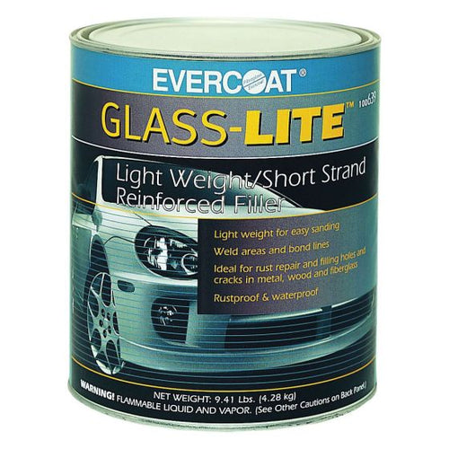 EVERCOAT® GLASS-LITE™ 100639 Lightweight Short Strand Reinforced Filler, 1 gal Can, Green, Liquid