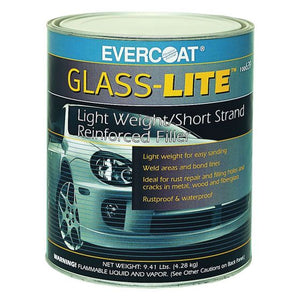 EVERCOAT® GLASS-LITE™ 100639 Lightweight Short Strand Reinforced Filler, 1 gal Can, Green, Liquid