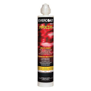 EVERCOAT® MAXIM™ 100815 Multi-Panel Bonding Adhesive, 250 mL Cartridge, Black, Paste, 1:1 Mixing, 24 hr Curing