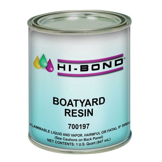 EVERCOAT® Hi Bond® 700197 Boat Yard Polyester Resin, 1 qt Can, Pink, Liquid