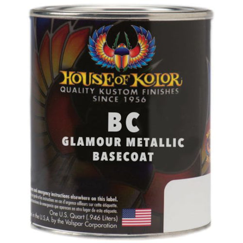 HOUSE OF KOLOR® SHIMRIN® BC05-Q01 Glamour Metallics Series Universal Basecoat, 1 qt Can, Lapis Blue