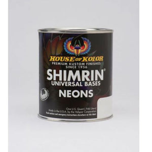 HOUSE OF KOLOR® SHIMRIN® NE508-Q01 NEONS Series Universal Basecoat, 1 qt Can, Chartreuse