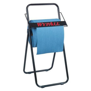 WypAll® 80596 Manual Dry Wipe Dispenser, 16.8 in L x 33 in H x 18-1/2 in W, Metal, Black