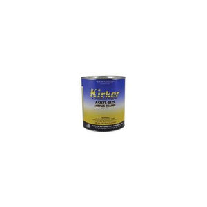 Kirker Automotive Finishes KS81500-1 Single-Stage Acrylic Enamel Topcoat, 1 gal, Wimbledon White, 36 hr Curing