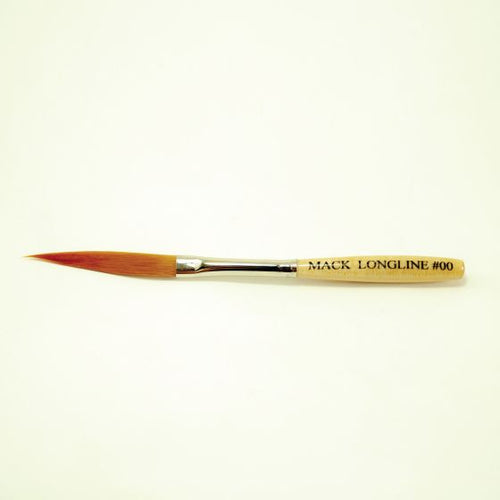 ANDREW MARK 75-1 75 Series Synthetic Striper Brush, #1 Brush, Wood Handle