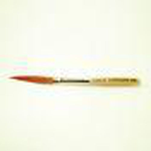 ANDREW MARK 75-00 75 Series Synthetic Striper Brush, #00 Brush, Wood Handle