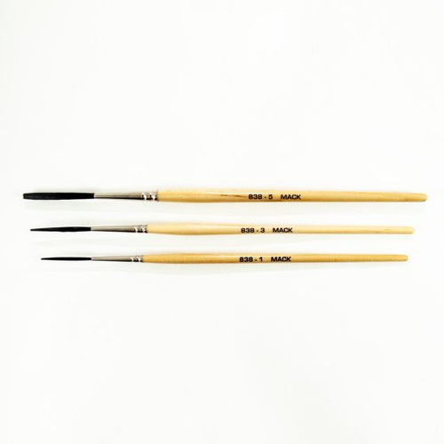 Natural Goat Mix & Black Synthetic / Size 2/ 1 Ea.