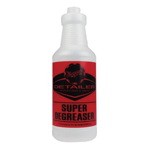 Meguiar's® Detailer D20108 Pre-Labeled Bottle, 32 oz, Use With: D108 Detailer Super Degreaser
