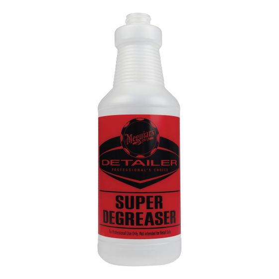 Meguiar's® Detailer D20108 Pre-Labeled Bottle, 32 oz, Use With: D108 Detailer Super Degreaser