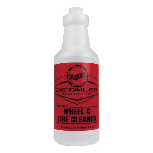 Meguiar's® Detailer D20143 Pre-Labeled Bottle, 32 oz, Use With: Detailer Non Acid Wheel and Tire Cleaner