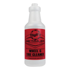 Meguiar's® Detailer D20143 Pre-Labeled Bottle, 32 oz, Use With: Detailer Non Acid Wheel and Tire Cleaner