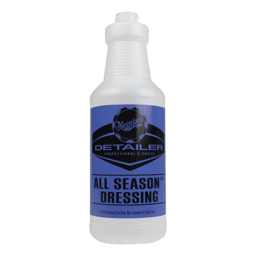 Meguiar's® Detailer D20160 Pre-Labeled Bottle, 32 oz, Use With: D160 Detailer All Season Dressing™