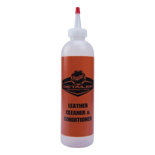 Meguiar's® Detailer D20180 Pre-Labeled Bottle with Cap, 12 oz, Use With: Leather Cleaner and Conditioner