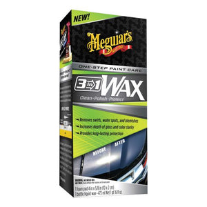 Meguiar's® G191016 3-in-1 Wax, 16 oz Bottle, Gloss Shine, Off-White, Liquid