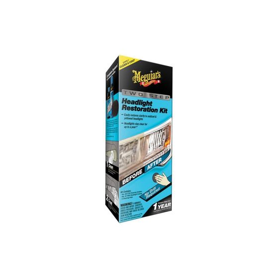 Meguiar's® G2970 Two-Step Headlight Restoration Kit, 28.8% VOC Content, Lime, Lemon Odor/Scent