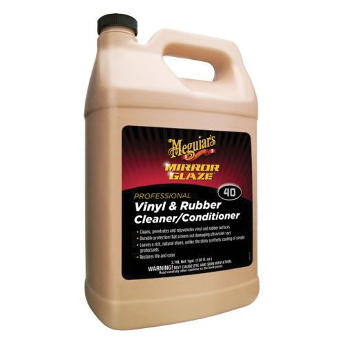 Meguiar's® Mirror Glaze® M4001 Professional Cleaner and Conditioner, 1 gal Can, Milky White, Liquid