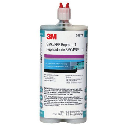 3M™ 08270 2-Part Repair Adhesive, 400 mL Cartridge, Liquid/Viscous, White/Dark Green, 10 min Curing