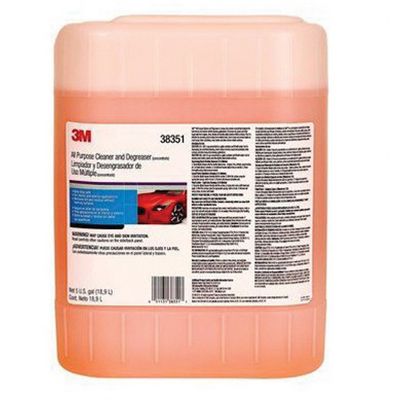 3M™ 38351 All Purpose Cleaner and Degreaser Concentrate, 18.9 L, Brown/Yellow