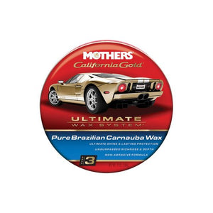 Mothers® California Gold® 05550 Pure Brazilian Carnauba Wax, 12 oz Tin Box, Shine, Yellow, Paste