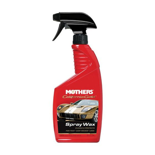 Mothers® California Gold® 05724 Spray Wax, 24 oz Spray Bottle, Shine, White, Liquid