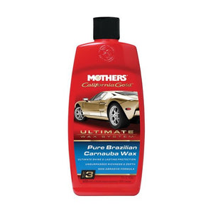 Mothers® California Gold® 05750 Pure Brazilian Carnauba Wax, 16 oz Bottle, Shine, Yellow, Liquid
