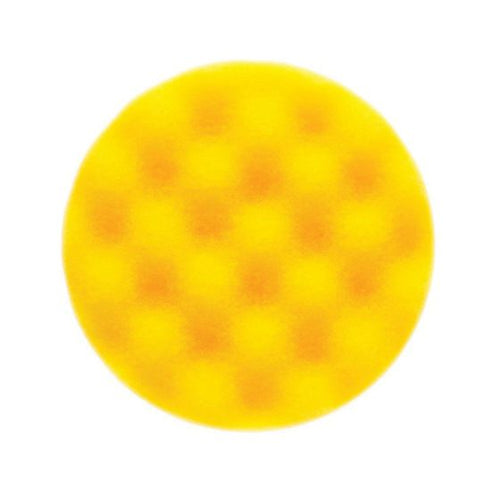Mirka® MPADYF-3.25W Waffle Polishing Pad, 3-1/4 in Dia, Foam Pad, Yellow