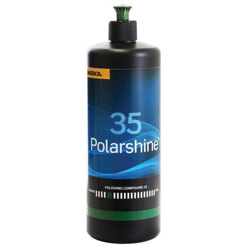 Mirka® Polarshine® PC35-1L Polishing Compound, 1 L Bottle, White, Paste