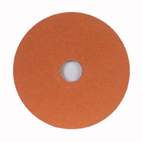 Norton® Blaze® 98007 F980 Series Non-Vacuum Grinding Disc, 5 in Dia, 50 Grit, Orange