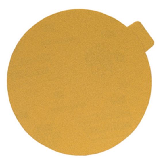 Norton® Gold Reserve™ 83827 A296 Series Sanding Tab Disc, 6 in, P150 Grit, Aluminum Oxide, PSA Attachment