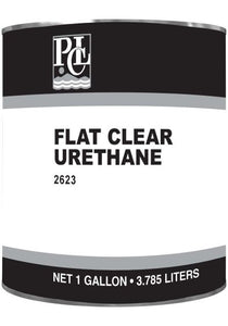 PCL® 2623-1 Flat Clear Polyurethane Coating, 1 gal Can, Flat, 4:1 Mixing