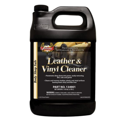 Presta 134901 Leather and Vinyl Cleaner, 1 gal Can, Translucent Light Yellow to Dark Yellow