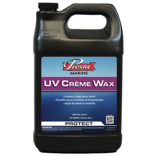 Presta 166101 UV Creme Wax, 1 gal Can, Yellow