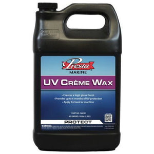 Presta 166101 UV Creme Wax, 1 gal Can, Yellow