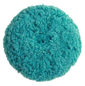 Presta 890163 Double Sided Light Cutting Pad, 9 in Dia, Screw-On Attachment, Blended Wool Pad, Green