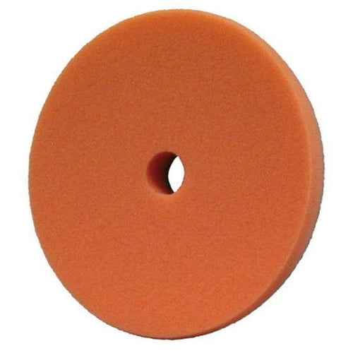 Presta PACE™ 890195 Single Sided Medium Cutting Pad, 6-1/2 in Dia, Hook and Loop Attachment, Foam Pad, Orange