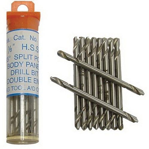 TOOL AID® 15210 Stubby Panel Drill Bit, 1/8 in Dia, High Speed Steel