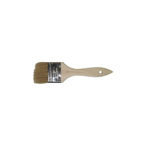 TOOL AID® Economy™ 17330 All Purpose Flat Paint Brush, 2 in W, Hog Bristle, Hardwood Handle