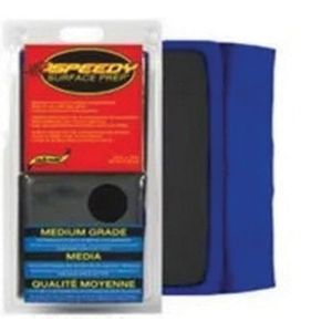 S.M. Arnold Speedy Surface Prep® SSP-589 Medium Grade Clay Towel, 12 in L x 12 in W, Black/Blue, Solid