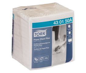 (1080) TORK PAPER WIPER PLUS, 1/4 FOLD
