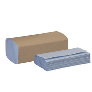 Tork® 192121 Windshield Towel, 10-1/4 in L x 9.13 in W, 250, Paper, Blue, 1 Plys