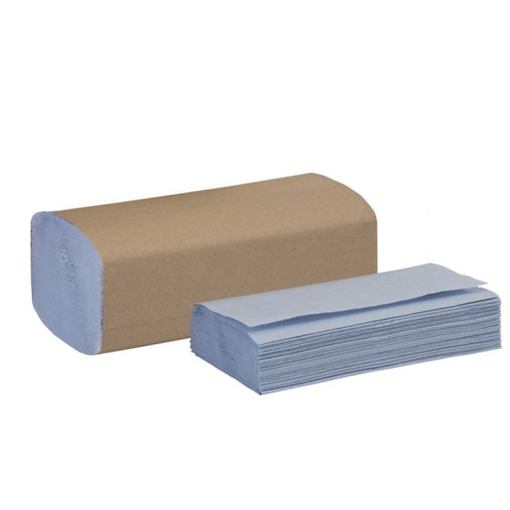Tork® 192121 Windshield Towel, 10-1/4 in L x 9.13 in W, 250, Paper, Blue, 1 Plys