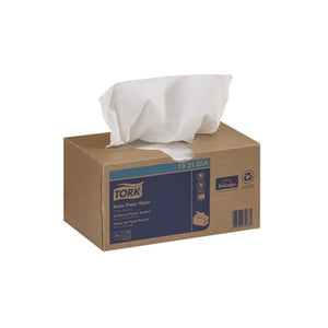 Tork® 192125A Pop-Up Box Basic Wiper, 10-1/4 in L x 9 in W, 110, Paper, White, 2 Plys