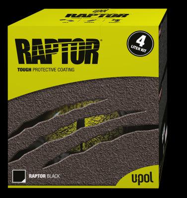 U-POL® RAPTOR® UP0821V Low VOC Raptor Kit, Tintable, 3:1 Mixing, 125 sq-ft Coverage