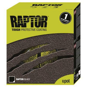 U-POL® 0821VG Low VOC Raptor Kit, 1 gal, Tintable, 125 sq-ft Coverage