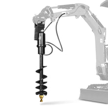 Load image into Gallery viewer, MechMaxx 32x8" Auger Attachment for Mini Compact Excavator ( SKU: 150530; 150531; 150532 )