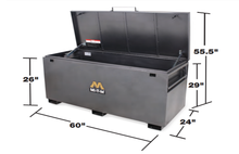 Load image into Gallery viewer, Mi-T-M 21.66 Cubic Feet Heavy-Duty Steel Jobsite Box